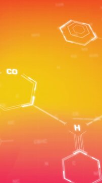 Animation of chemical structures and data processing