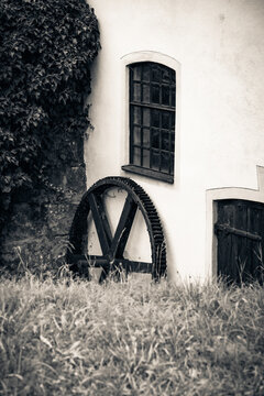 M&uuml;hlrad einer Wasserm&uuml;hle