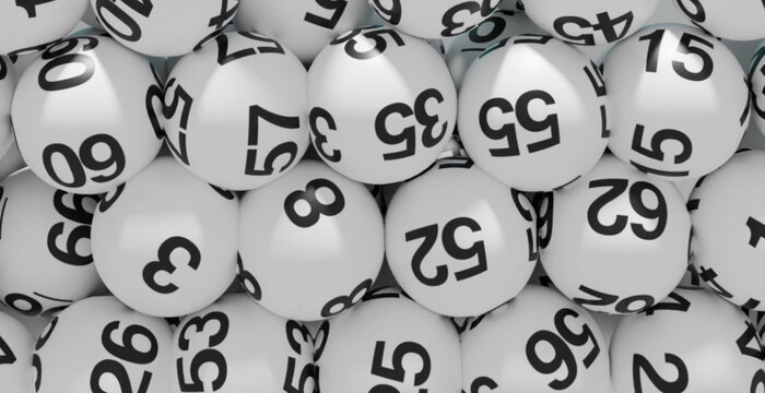 White spheres with black numbers fill the frame