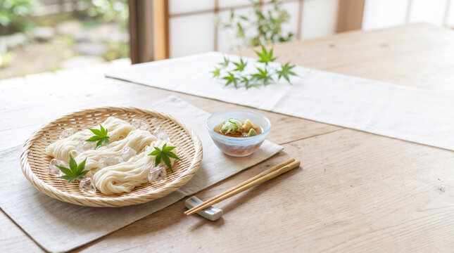 清涼感のある日本の夏のそうめん1.jpg