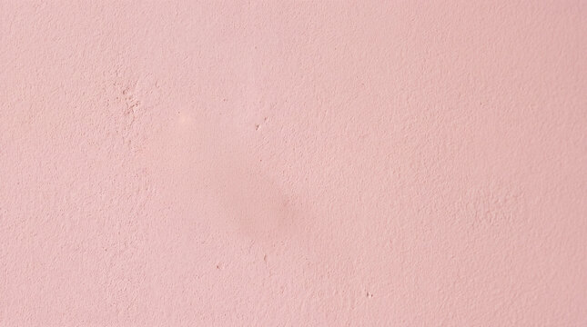 Pink Plaster Wall Texture Background with Copy Space