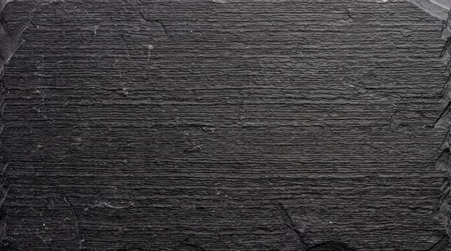 Black Slate Stone Texture Background Surface