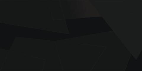 Obraz premium Modern dark black stage mockup with abstract geometric pattern of corners, edges and triangles as relief for presentation cosmetic products, goods, advertising, design in simple urban graphic style.