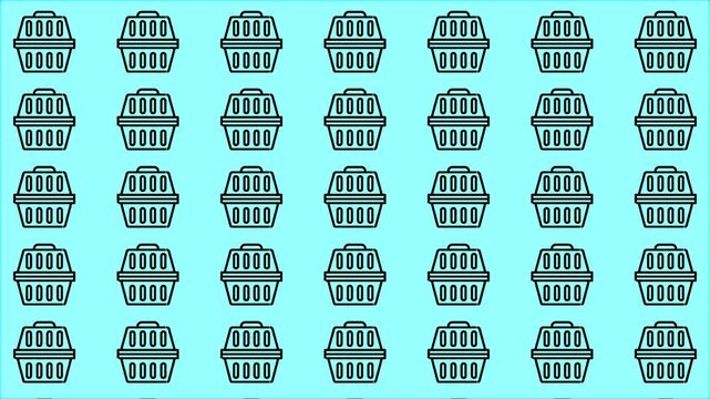 Pets Icon Pattern Animation