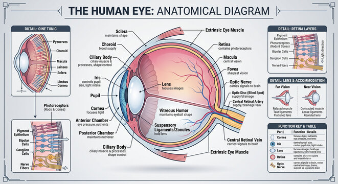 Structure and Functions of the Human Eye