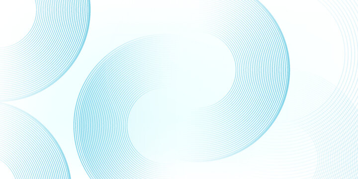 A minimalist abstract image featuring three overlapping navy blue concentric circles