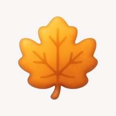 Naklejka premium Vibrant autumn maple leaf illustration.