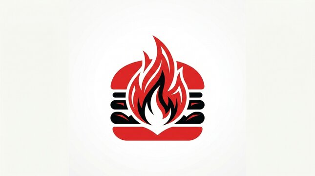 vector illustration of a fire