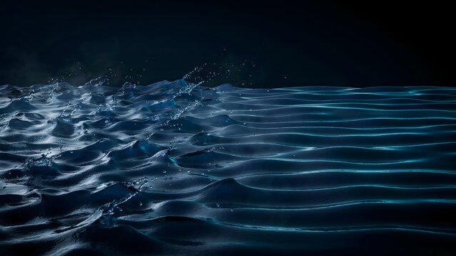 Abstract 3D render of synchronized waves &ndash; Ideal for wave physics, signal processing, or tech.