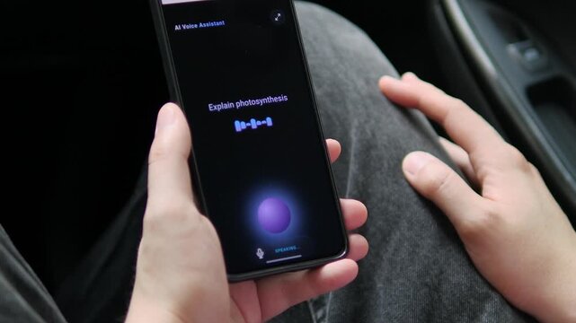 User requests a digital residence certificate on a smartphone, highlighting e-government services, verified identity and paperless access to official records.