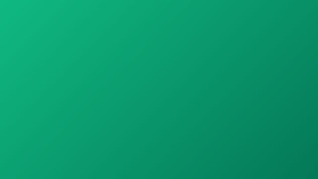 Minimalist animation of a black umbrella opening and closing on a green background.
