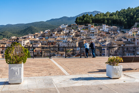 Scenic sight in Moratalla, beautiful town in the Region of Murcia, Spain.