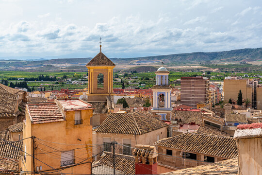 Scenic sight in Mula, beautiful town in the Region of Murcia, Spain.
