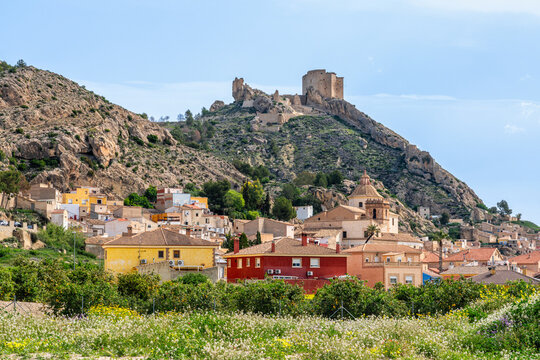 Scenic sight in Mula, beautiful town in the Region of Murcia, Spain.