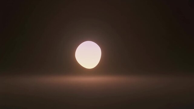 余白の中でそっと発光する柔らかな形