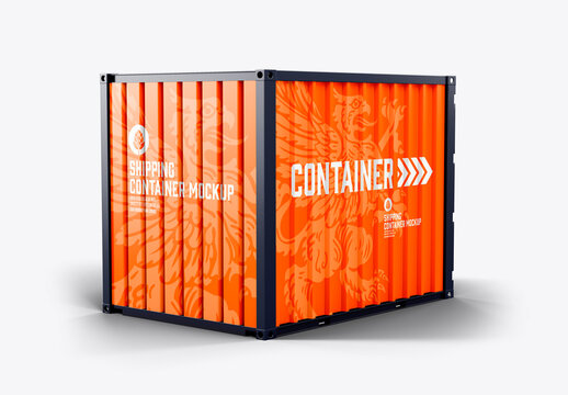 Shipping Container Mockup