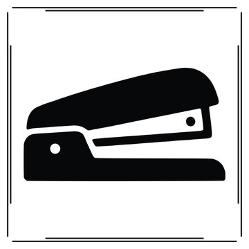 Office Stapler Machine Vector Icon