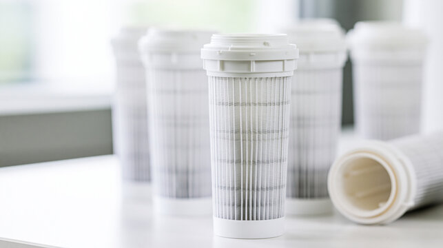 Water filter cartridges ensuring clean liquid filtration technology, providing healthy drinking water and industrial purification solutions for modern homes and businesses