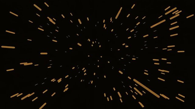 Star wars hyperspace jump capture featuring bright orange light streaks, cosmic speed motion blur effect. Suitable for scifi concepts and futuristic designs.