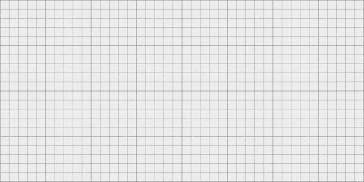 Square grid paper texture background, gray paper sheet with grid lines, checker paper