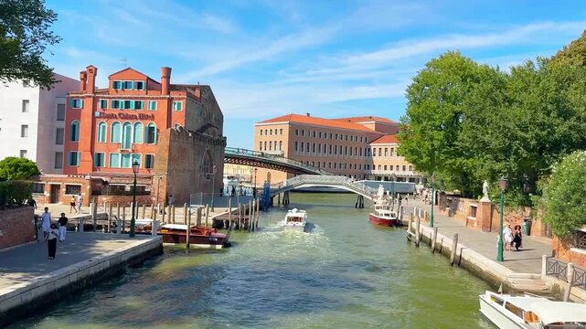 Venice Italy scenic canals, gondolas and historic architecture in the heart of Venice