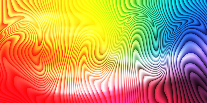Vibrant trippy liquid vortex background with luminous rainbow swirls for creative digital projects.