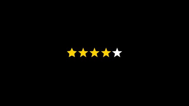 Interface Essentials - 4 Stars Ranking with alpha Channel