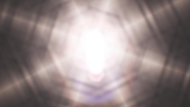 Realistic lens flare effect with bright light beams