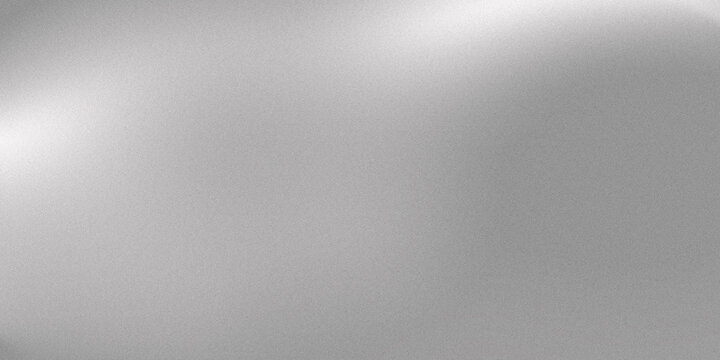 Bright silver gradient background featuring fine grainy texture and elegant corner lighting for minimalist product presentation.