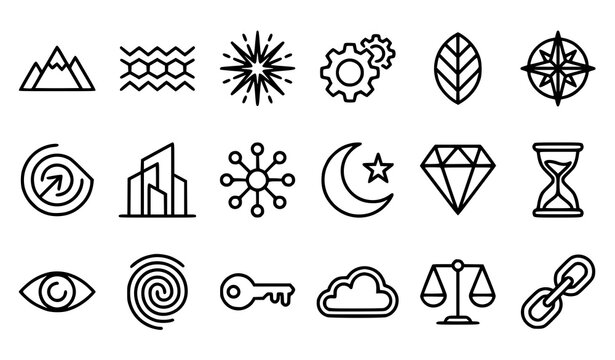 Editable graphic elements collection CS6 AI EPS10 high resolution JPG vector