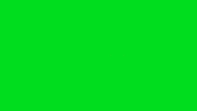 Three yellow stars aligned horizontally isolated on a vibrant green background