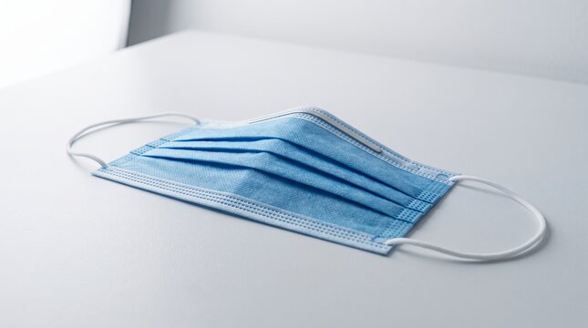 blue medical mask