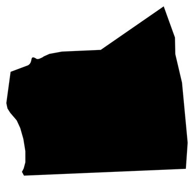 A contour map of Cairo Governorate. Egyptian governorate silhouette