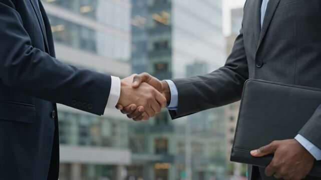 Businessmen shaking hands in meeting with series businessmen collaboration communication professional relationship businessman partnership interaction handshake agreement