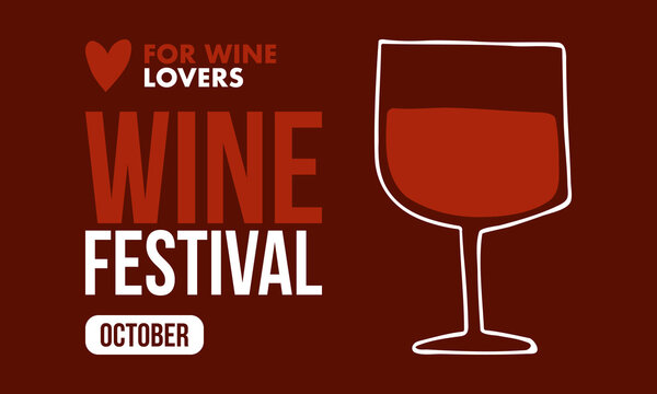 Wine Festival Poster Templates Set, Hand Drawn Minimalist Vector Design Featuring Red Wine Bottle, Wine Glasses, and Tasting Event Typography on White Background