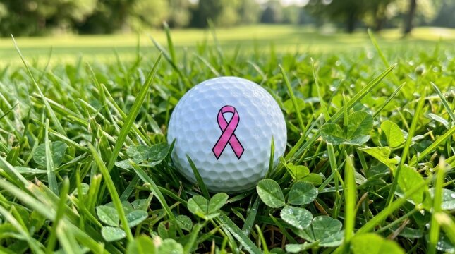 Breast Cancer Awareness Ribbon Stone