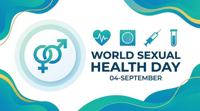 World sexual health day vector illustration