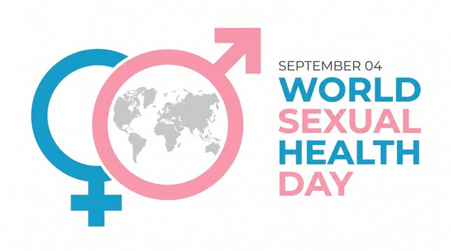 World sexual health day vector illustration