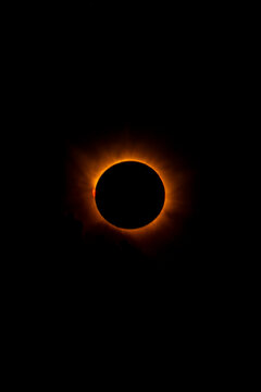 Imagen del Eclipse de Sol el 12 de agosto de 2026, en Alca&ntilde;iz