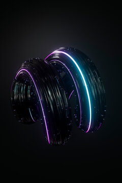 Virtual Reality Immersive Environment 3D Concept