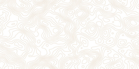 Minimalist white abstract topographic map contour lines pattern background with elevation lines geography texture cartography design topography © MD