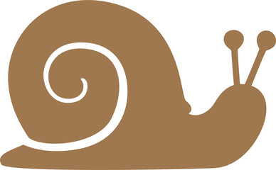 Snail Silhouette Illustration © maridownload