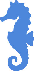 animal silhouette seahorses © maridownload