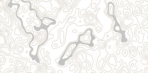 Fototapeta premium Topographic map contour lines with water bodies and lakes abstract background elevation map terrain geographical lakes rivers cartography texture