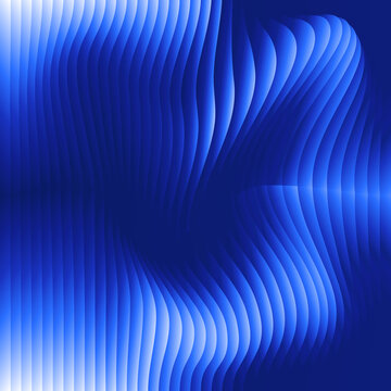 Abstract blue wavy lines background design