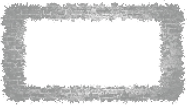 Abstract halftone pattern with radial dots and gradient vector background design
