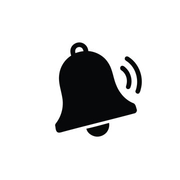 notification bell silhouette icon
