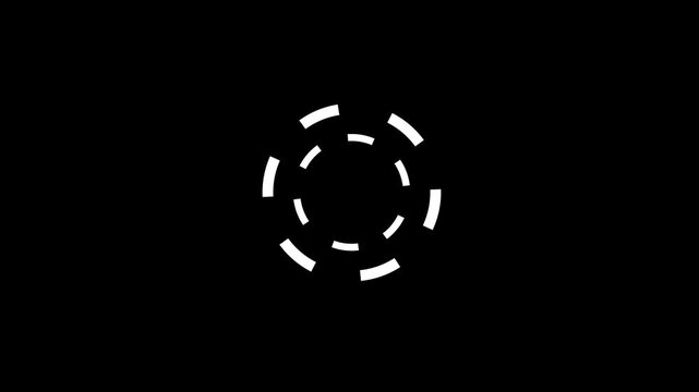 shimmering glowing circle burst loop , geometric motion graphic, ellipse blast element,firework explosion animation moving glowing lines,black screen animation,4k video