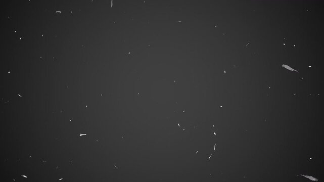 Aged Retro Video Transition with Scattered Scratch Particles, Fine Dust, Rough Grain and Irregular Analog Noise Texture 4K