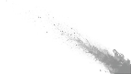 Obraz premium Abstract halftone dot pattern vector background with gradient transition effect